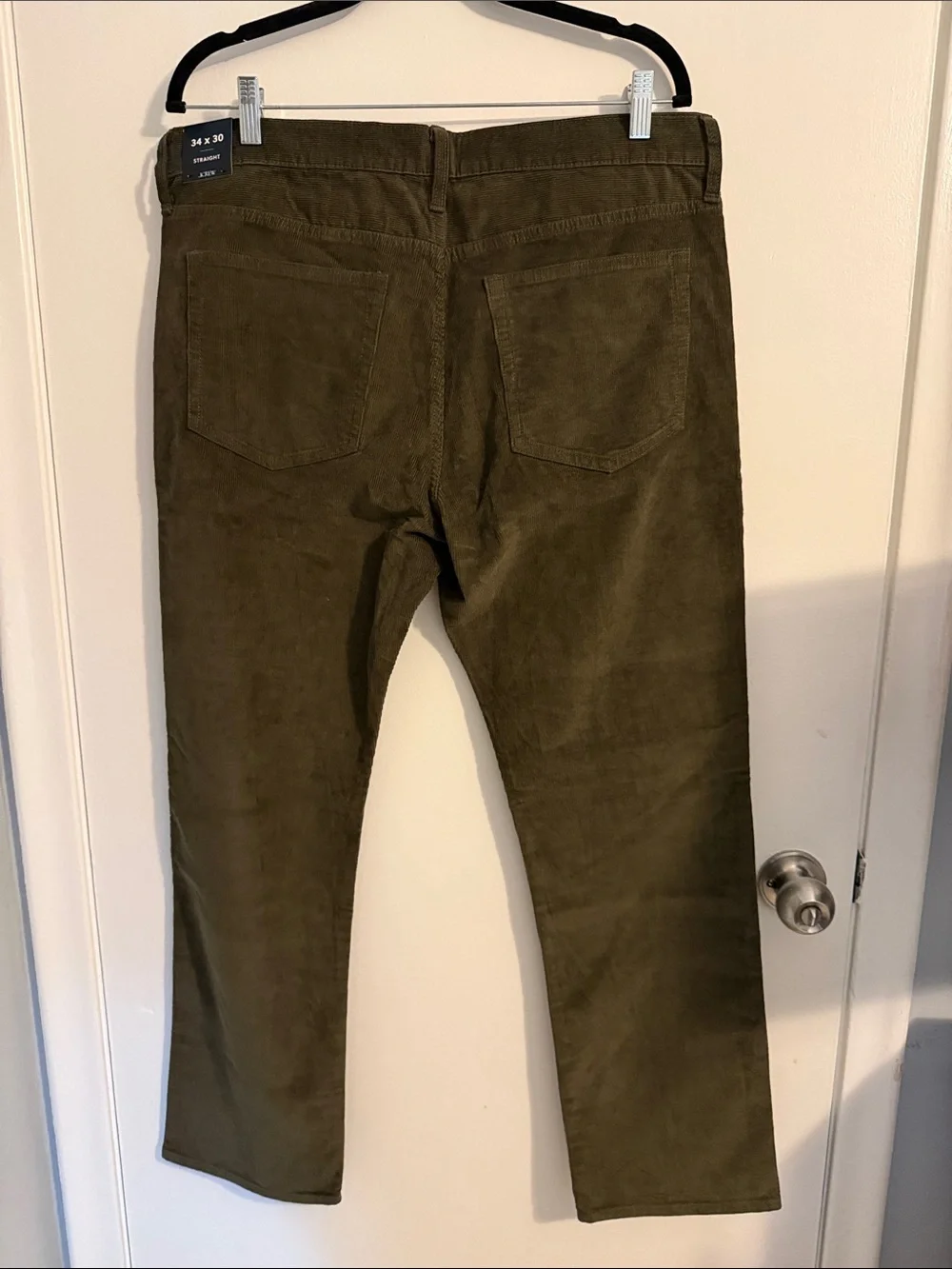J. Crew Olive Green Corduroy Pants for Men